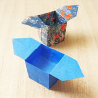 折り紙で節分飾りの折り方 作り方 簡単かわいい鬼や豆入れ箱 枡 Weboo ウィーブー 暮らしをつくる
