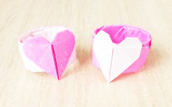 女の子に大人気 折り紙の ハートの指輪 の作り方 Weboo ウィーブー 暮らしをつくる