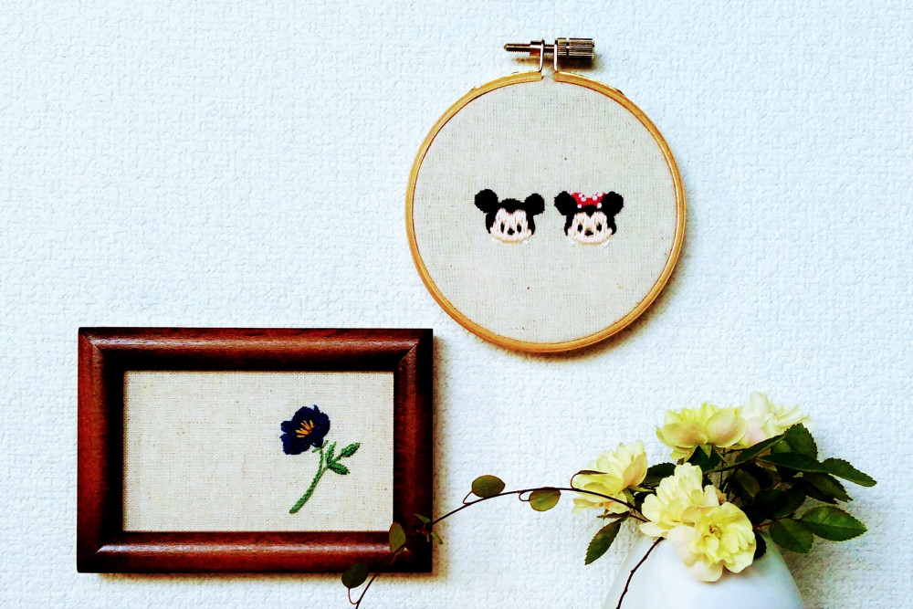 ユニーク刺繍 キャラクター やり方 ただのディズニー画像