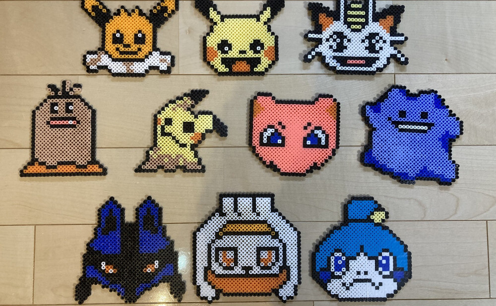 オーダー承ります ポケモン アイロンビーズ 御三家 ハンドメイド