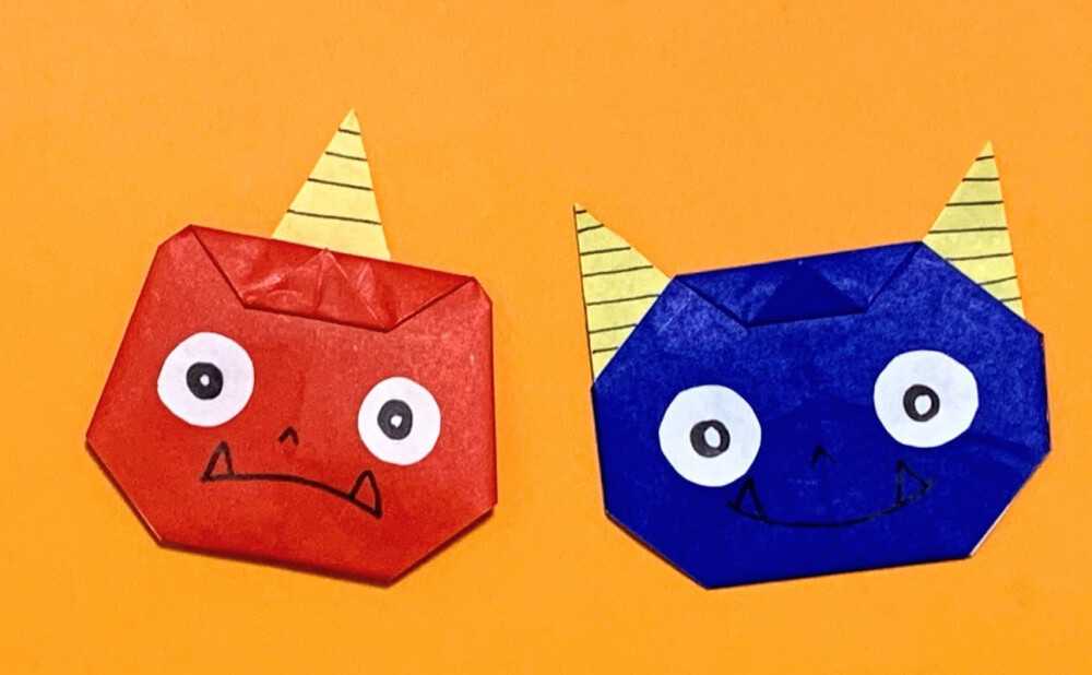 折り紙で節分飾りの折り方・作り方！簡単かわいい鬼や豆入れ箱・枡 | WEBOO[ウィーブー] 暮らしをつくる