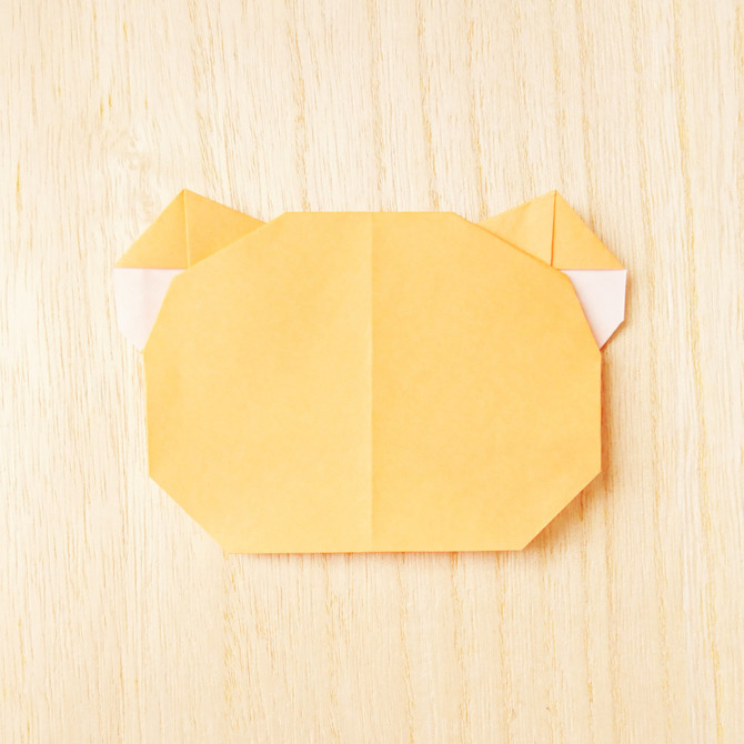 折り紙で リラックマ の折り方 キャラクター編 Weboo ウィーブー 暮らしをつくる