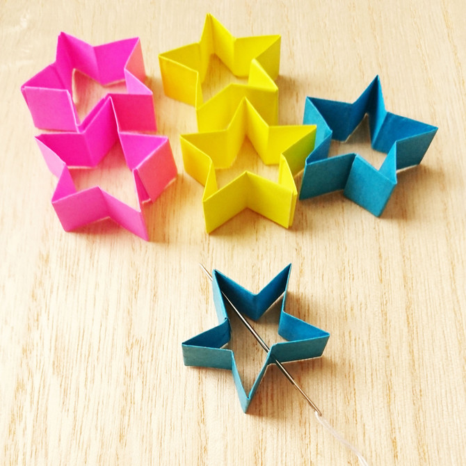 折り紙 星つづりの折り方 Weboo ウィーブー 暮らしをつくる