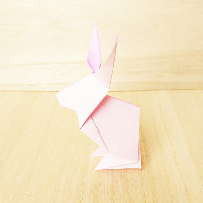 うさぎを折り紙で 立体的な作り方や簡単な折り方を紹介 Weboo ウィーブー 暮らしをつくる