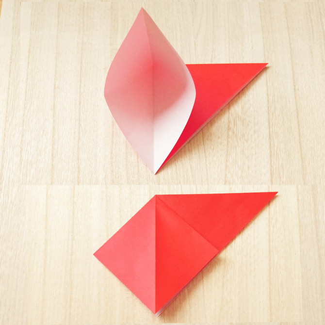折り紙の花 立体ダリア を作ってみよう 大人向きの折り紙 Weboo ウィーブー 暮らしをつくる