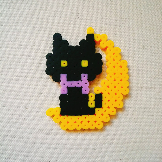 アイロンビーズでハロウィン飾りを作ろう 黒猫編 Weboo ウィーブー 暮らしをつくる