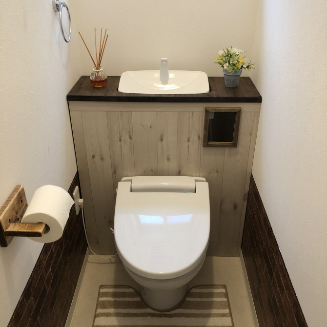 トイレdiy賃貸ok トイレのタンクレス風カバーを作ろう Weboo ウィーブー 暮らしをつくる