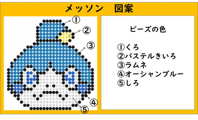 アイロンビーズ 図案 ポケモン