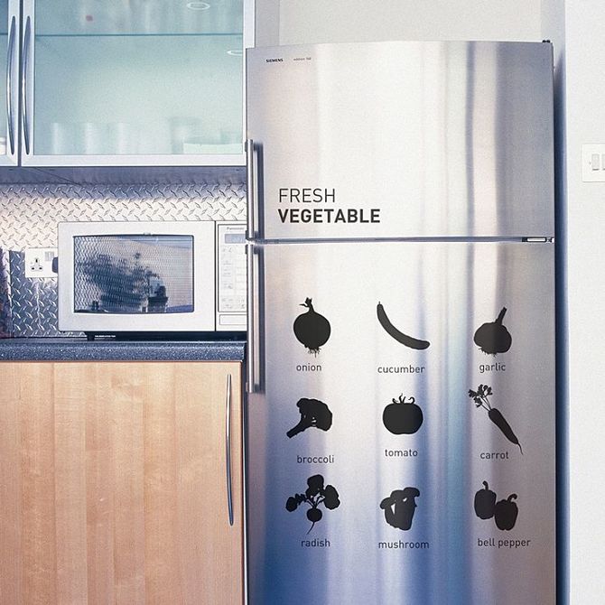 貼るだけで出来る 冷蔵庫のお洒落なリメイク実例アイデア集 15選 Weboo ウィーブー 暮らしをつくる